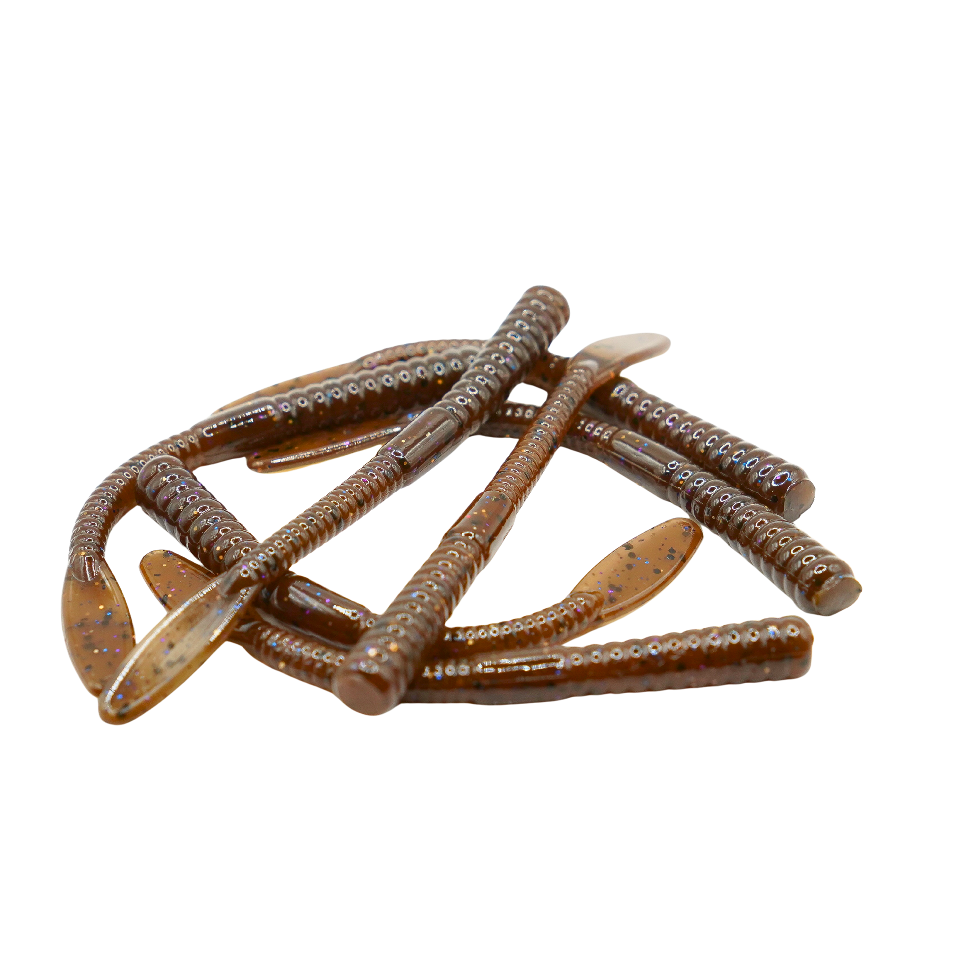 fake worm or lure fishing 4" Action Worms – Muddy Water Lures