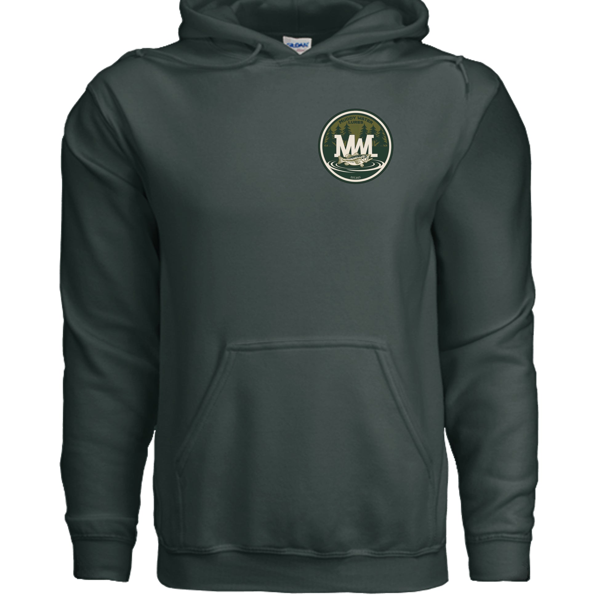 Fan Charcoal Heather - G185 - FRONT