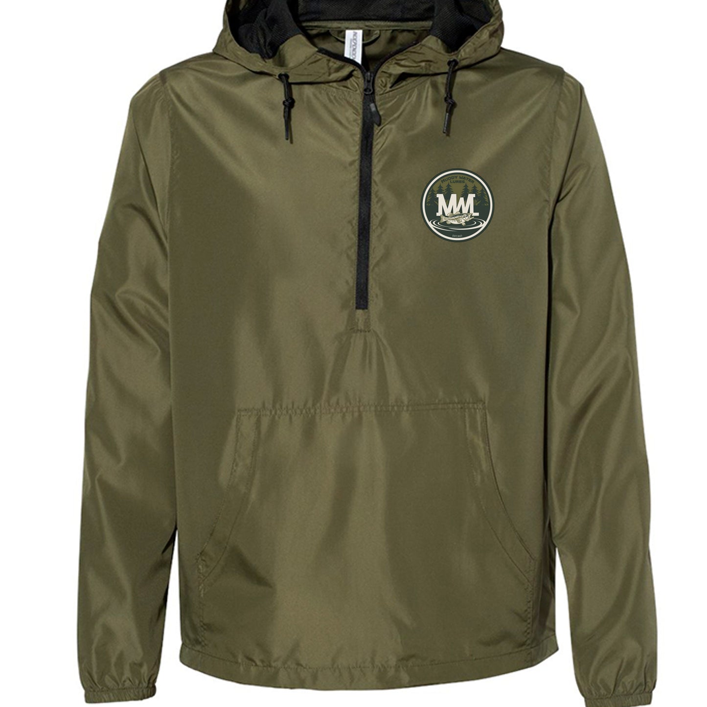 Army/ Black Zipper - EXP54LWP - FRONT