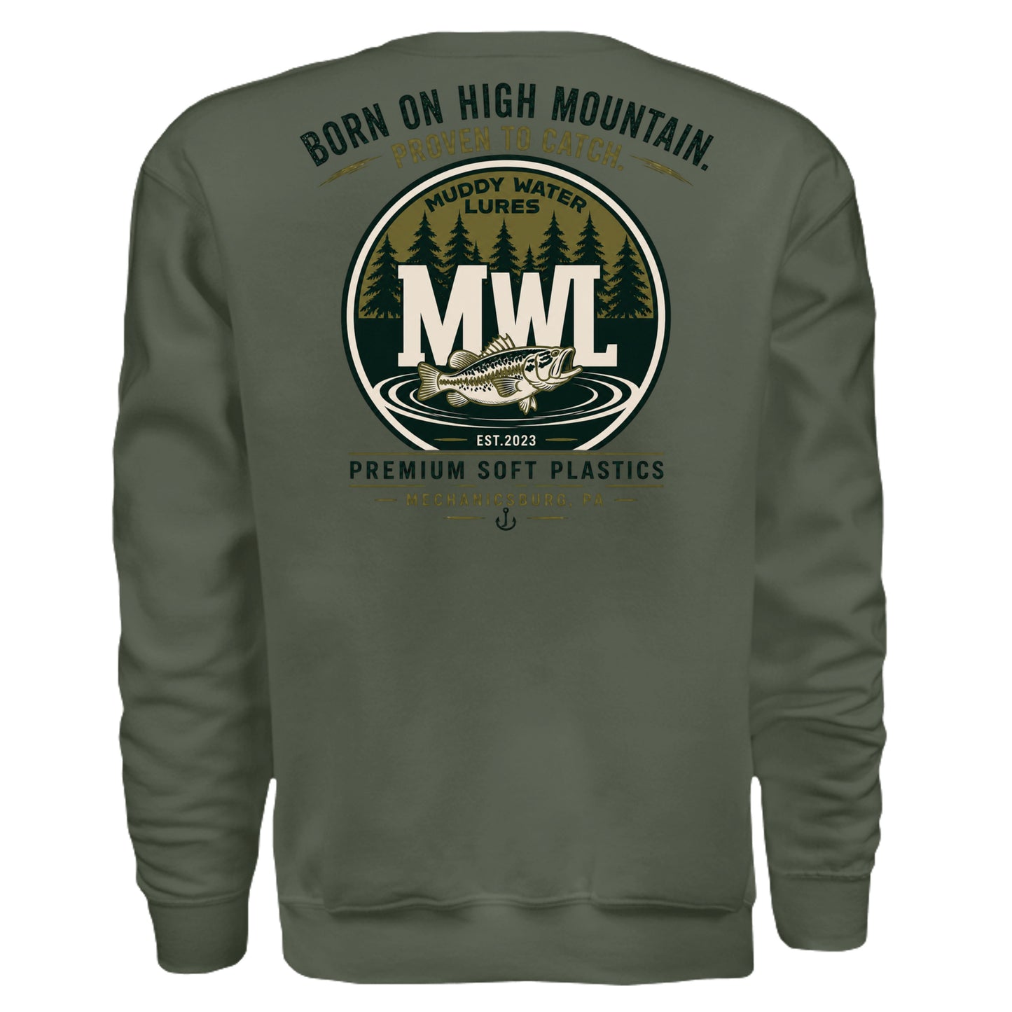 MILITARY GREEN - G180 - BACK