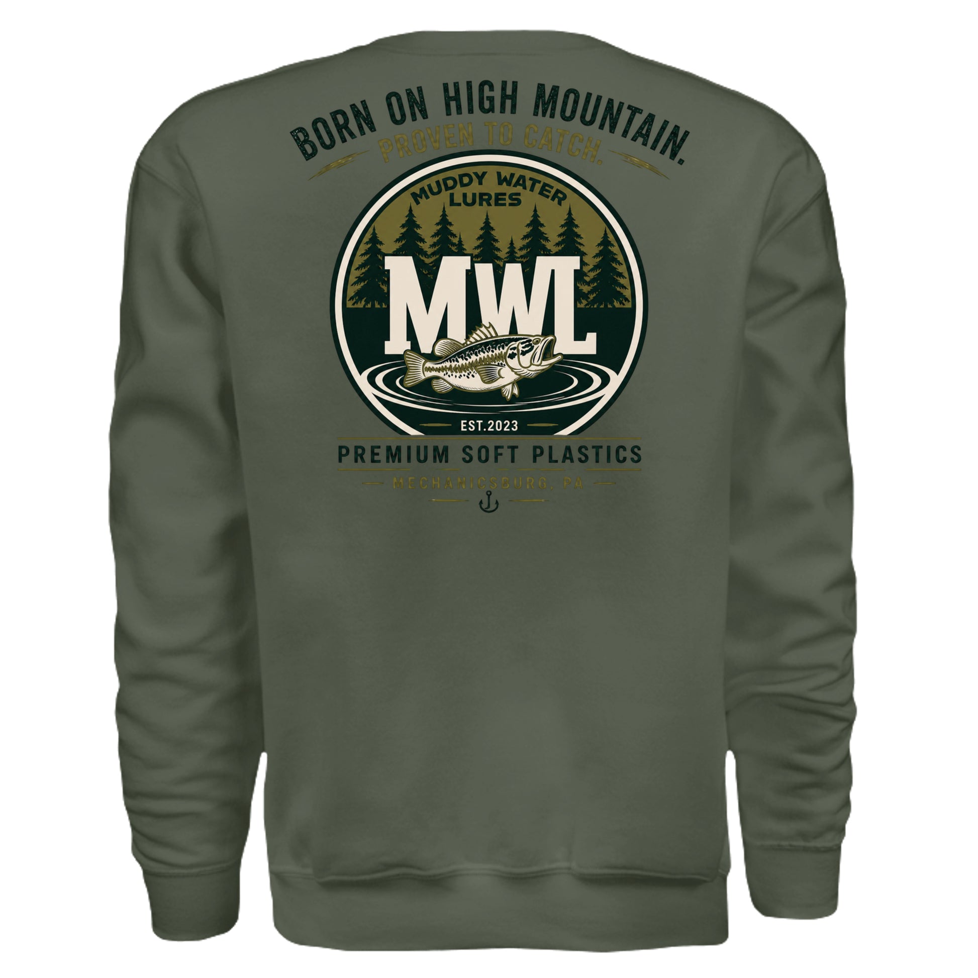MILITARY GREEN - G180 - BACK